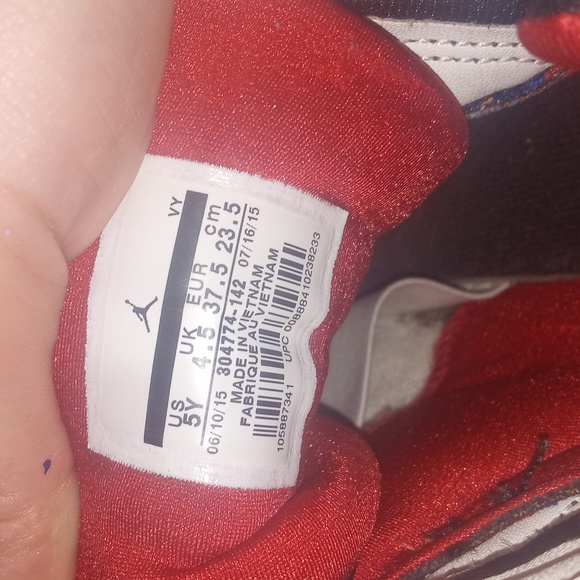 Jordan retro style 7s (UGLY SWEATER) sz 5 youth 6.5 womens - Picture 8 of 8